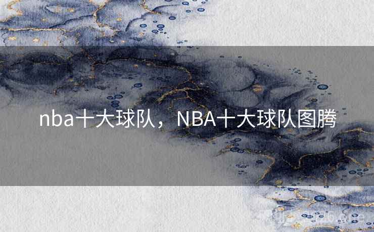 nba十大球队，NBA十大球队图腾