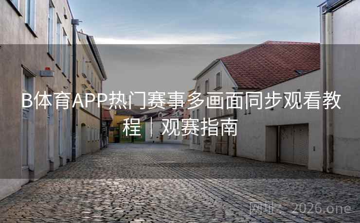 B体育APP热门赛事多画面同步观看教程｜观赛指南