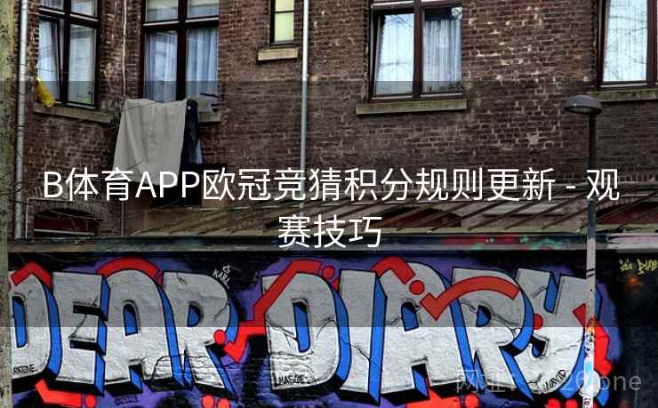 B体育APP欧冠竞猜积分规则更新 - 观赛技巧